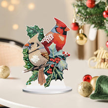 Load image into Gallery viewer, Diamond Painting Desktop Ornaments Kit for Office Desktop Decor (Two Birds #2)
