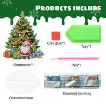 Load image into Gallery viewer, Diamond Painting Desktop Ornaments Kit for Home Office Desktop Decor (Santa)
