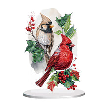 Load image into Gallery viewer, Diamond Painting Desktop Ornaments Kit for Office Desktop Decor (Two Birds #17)
