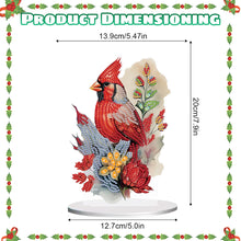 Load image into Gallery viewer, Diamond Painting Desktop Ornaments Kit for Home Office Desktop Decor (Cardinal)
