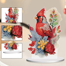 Load image into Gallery viewer, Diamond Painting Desktop Ornaments Kit for Home Office Desktop Decor (Cardinal)
