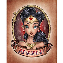 Load image into Gallery viewer, Diamond Painting - Full Round - amazon girl (40*50CM)
