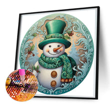 Load image into Gallery viewer, Diamond Painting - Full Round - snowman (30*30CM)
