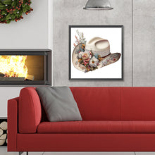 Load image into Gallery viewer, Diamond Painting - Full Round - Cowboy hat (30*30CM)
