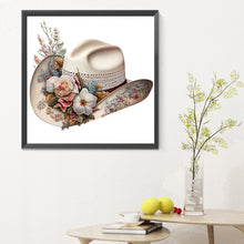 Load image into Gallery viewer, Diamond Painting - Full Round - Cowboy hat (30*30CM)
