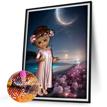 Load image into Gallery viewer, Diamond Painting - Full Round - Big eyes girl (30*40CM)
