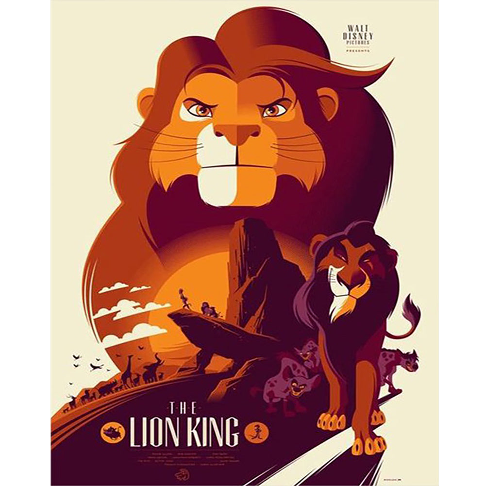 Diamond Painting - Full Round - lion king (40*50CM)
