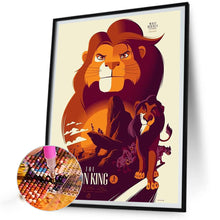 Load image into Gallery viewer, Diamond Painting - Full Round - lion king (40*50CM)
