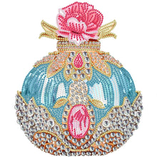 Load image into Gallery viewer, Diamond Painting - Partial Special Shaped - pink and blue perfume (30*30CM)

