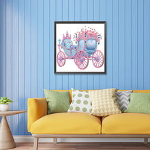 Load image into Gallery viewer, Diamond Painting - Partial Special Shaped - Pink and blue float (30*30CM)
