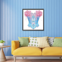 Load image into Gallery viewer, Diamond Painting - Partial Special Shaped - Pink and blue bra (30*30CM)
