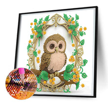 Load image into Gallery viewer, Diamond Painting - Partial Special Shaped - Garland Owl (30*30CM)
