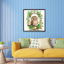 Load image into Gallery viewer, Diamond Painting - Partial Special Shaped - Garland Owl (30*30CM)
