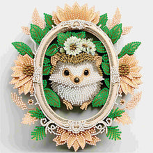 Load image into Gallery viewer, Diamond Painting - Partial Special Shaped - Garland Hedgehog (30*30CM)
