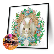 Load image into Gallery viewer, Diamond Painting - Partial Special Shaped - Garland Rabbit (30*30CM)
