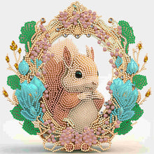 Load image into Gallery viewer, Diamond Painting - Partial Special Shaped - garland squirrel (30*30CM)

