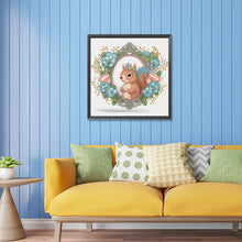 Load image into Gallery viewer, Diamond Painting - Partial Special Shaped - garland squirrel (30*30CM)
