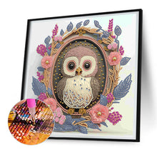 Load image into Gallery viewer, Diamond Painting - Partial Special Shaped - Garland Owl (30*30CM)
