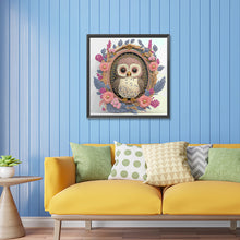 Load image into Gallery viewer, Diamond Painting - Partial Special Shaped - Garland Owl (30*30CM)
