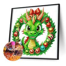 Load image into Gallery viewer, Diamond Painting - Partial Special Shaped - Green little dinosaur (30*30CM)
