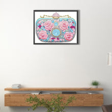 Load image into Gallery viewer, Diamond Painting - Partial Special Shaped - Pink blue bag (40*30CM)
