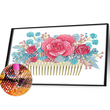 Load image into Gallery viewer, Diamond Painting - Partial Special Shaped - Pink blue comb (40*30CM)
