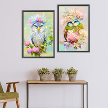 Load image into Gallery viewer, 2pcs Diamond Painting Set - Dressed up bird (40*60CM)
