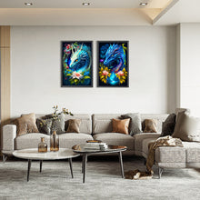 Load image into Gallery viewer, 2pcs Diamond Painting Set - Dragon of the Pool (40*60CM)
