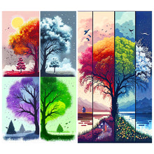 Load image into Gallery viewer, 2pcs Diamond Painting Set - four seasons tree (40*70CM)
