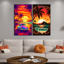 Load image into Gallery viewer, 2pcs Diamond Painting Set - sunset (40*70CM)
