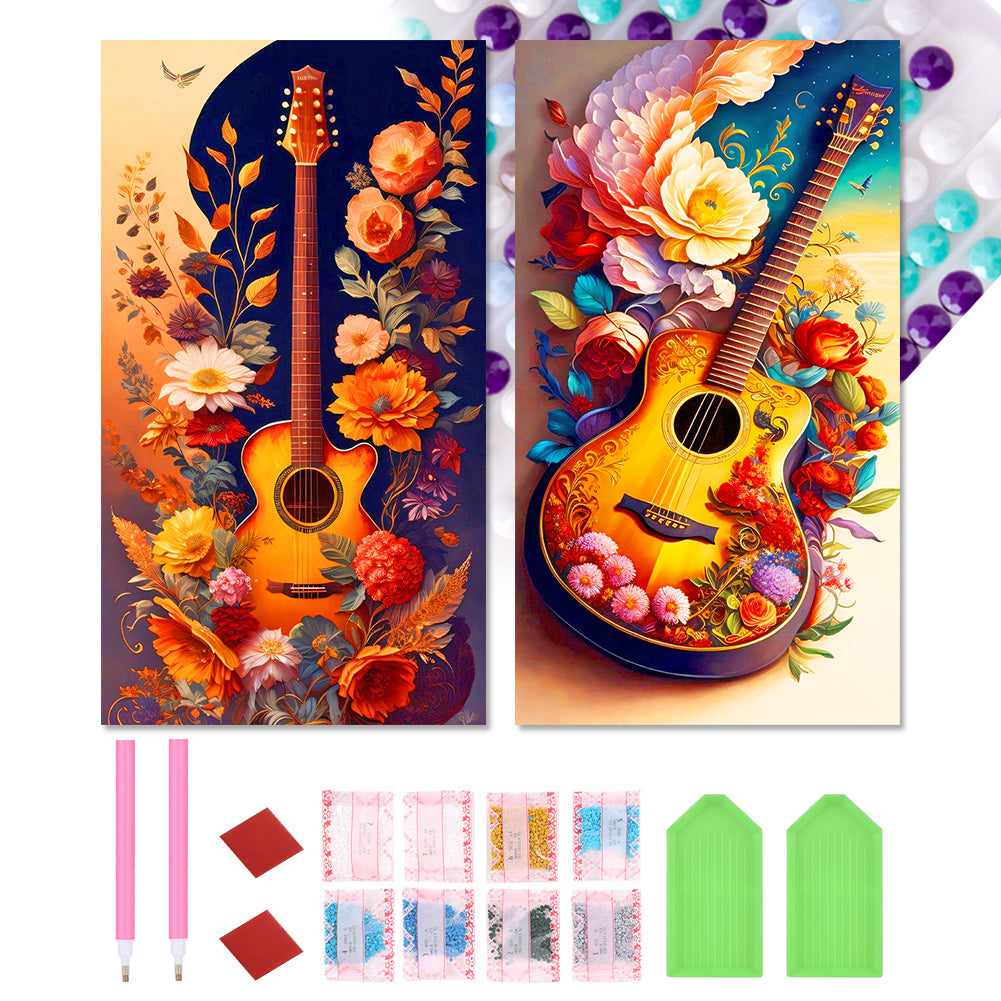 2pcs Diamond Painting Set - musical instrument (40*70CM)