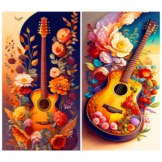 2pcs Diamond Painting Set - musical instrument (40*70CM)