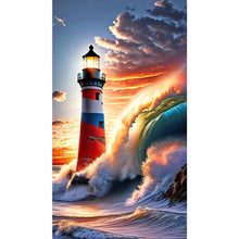 Load image into Gallery viewer, 2pcs Diamond Painting Set - lighthouse (40*70CM)
