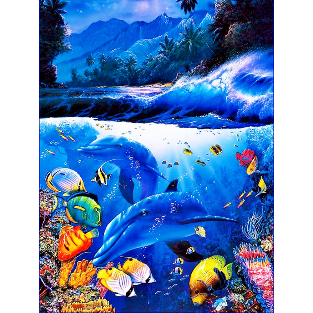 Diamond Painting - Full Round - The underwater world (30*40CM)