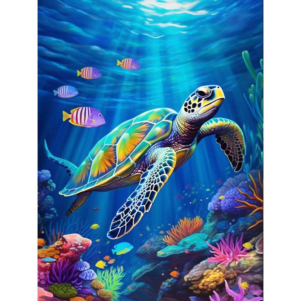 Diamond Painting - Full Round - The underwater world (30*40CM)