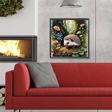 Load image into Gallery viewer, Diamond Painting - Full Round - Hedgehog and flower (30*30CM)
