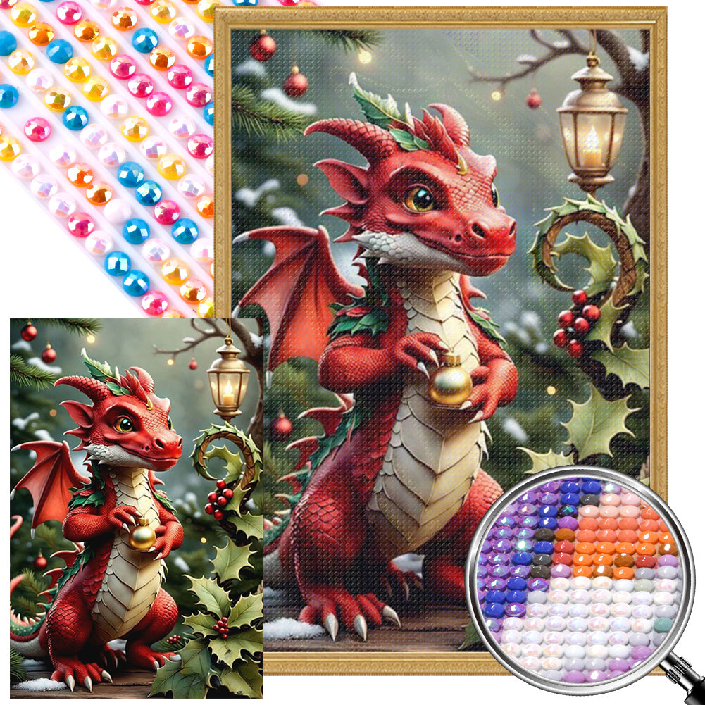 AB Diamond Painting - Full Round - little dinosaur (40*60CM)
