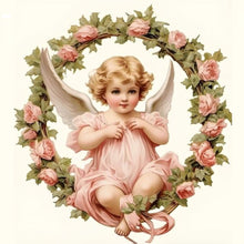 Load image into Gallery viewer, Diamond Painting - Full Round - little angel (30*30CM)
