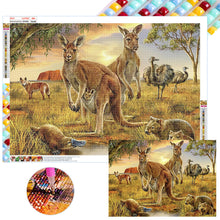 Load image into Gallery viewer, Diamond Painting - Full Square - kangaroo (70*50CM)

