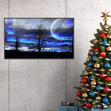 Load image into Gallery viewer, AB Diamond Painting - Full Square - Forest scenery series under the moon (60*35CM)
