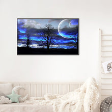 Load image into Gallery viewer, AB Diamond Painting - Full Square - Forest scenery series under the moon (60*35CM)
