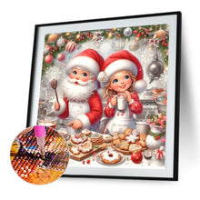 Load image into Gallery viewer, Diamond Painting - Full Square - Cooking together at Christmas (30*30CM)
