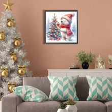 Load image into Gallery viewer, Diamond Painting - Full Square - Winter white bear decorated tree (30*30CM)
