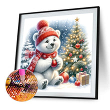 Load image into Gallery viewer, Diamond Painting - Full Square - Winter white bear prepares accessories (30*30CM)
