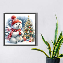 Load image into Gallery viewer, Diamond Painting - Full Square - Winter white bear prepares accessories (30*30CM)
