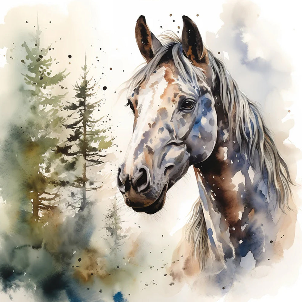 Diamond Painting - Full Round - horse (35*35CM)