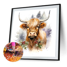 Load image into Gallery viewer, Diamond Painting - Full Round - highland cattle (35*35CM)
