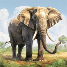 Load image into Gallery viewer, Diamond Painting - Full Round - elephant (35*35CM)
