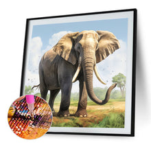 Load image into Gallery viewer, Diamond Painting - Full Round - elephant (35*35CM)
