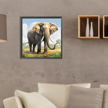 Load image into Gallery viewer, Diamond Painting - Full Round - elephant (35*35CM)
